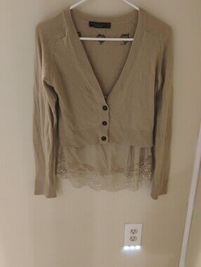 Vintage 2000s Twin Set Simona Barbieri V Neck Faux Layered Sweater Top S